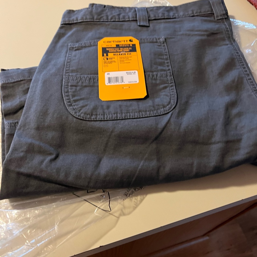 Carhartt Rugged Flex Gray Shorts - Picture 3 of 3